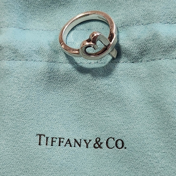 Auth. TIFFANY & CO. Paloma Picasso Loving Heart Size 5.5 - Picture 6 of 6
